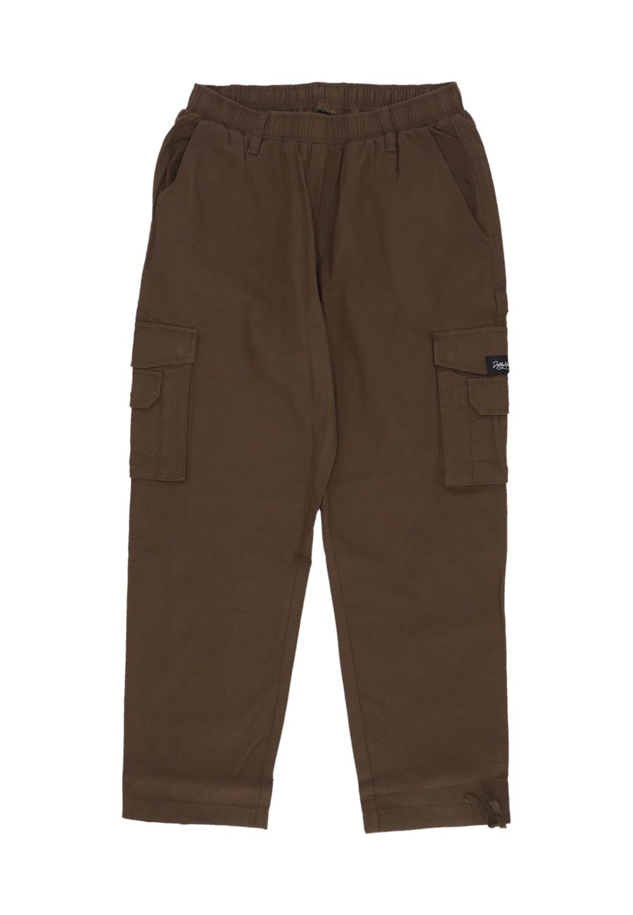 Men's Ripstop Baggy Cargo Long Trousers Forest Night