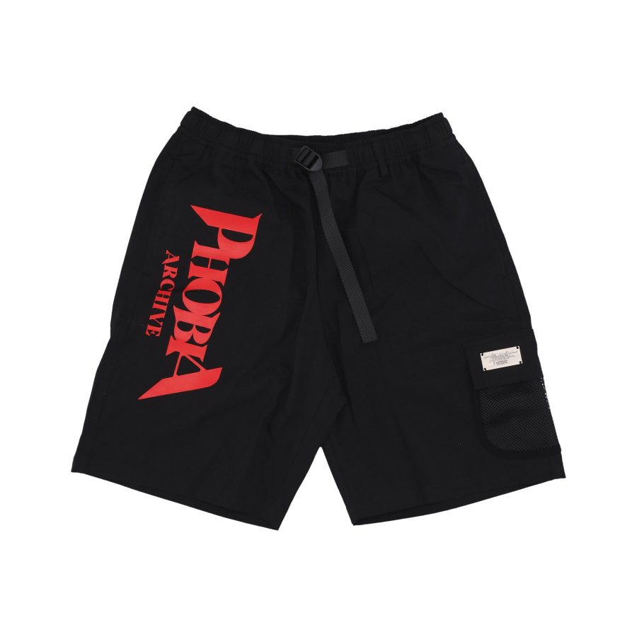 Men's Shorts Big Print Logo Shorts Black