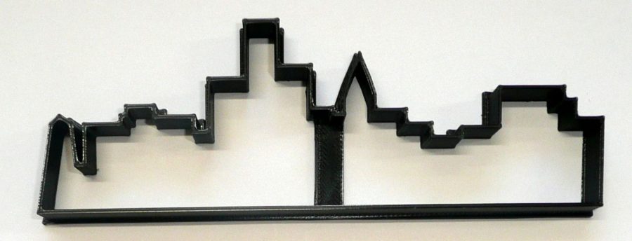 Miami Florida Skyline Skyscraper Building Horizon Cookie Cutter USA PR4119