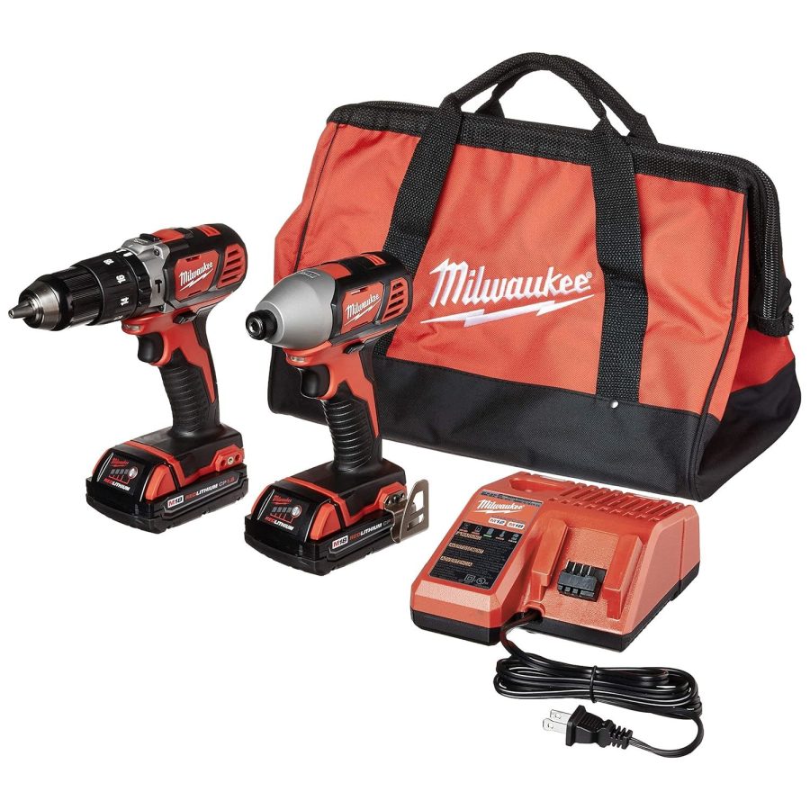 Milwaukee 2697-22CT M18 18-Volt Lithium-Ion Cordless Hammer Drill/Impact Driver