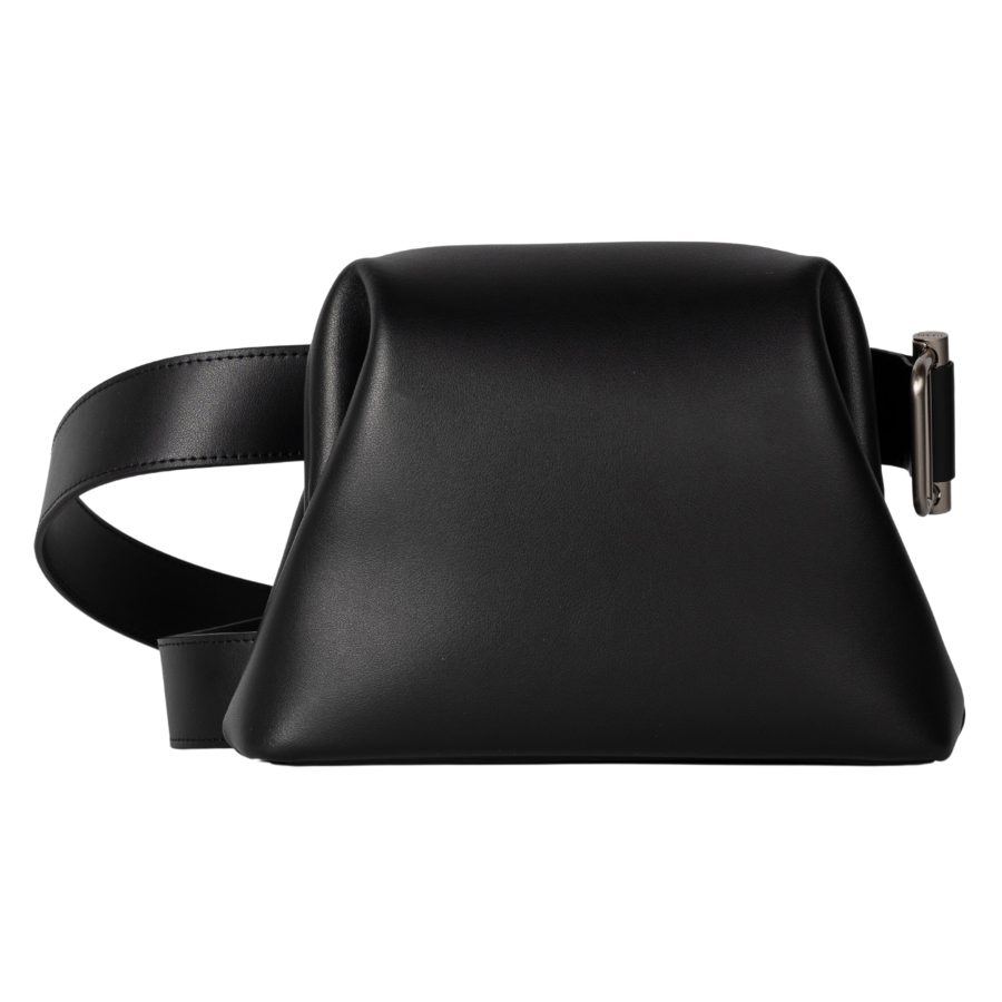 Mini Brot leather bag in black