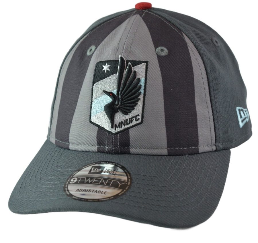 Minnesota United FC MNUFC MLS Home Jersey Gray Stripe 9TWENTY Hat Adjustable Cap