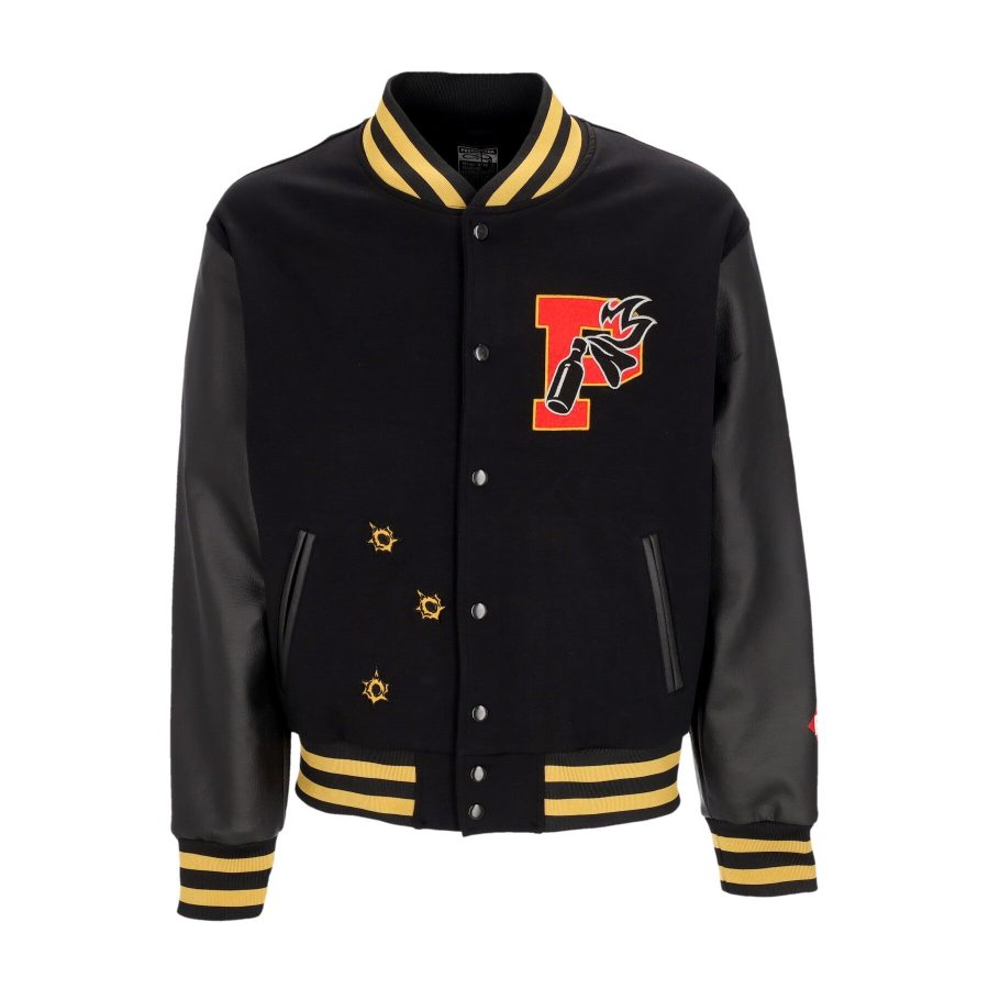 Molotov Varsity Black Men's College Jacket