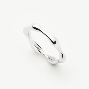 Molten Stacking Ring | Sterling Silver