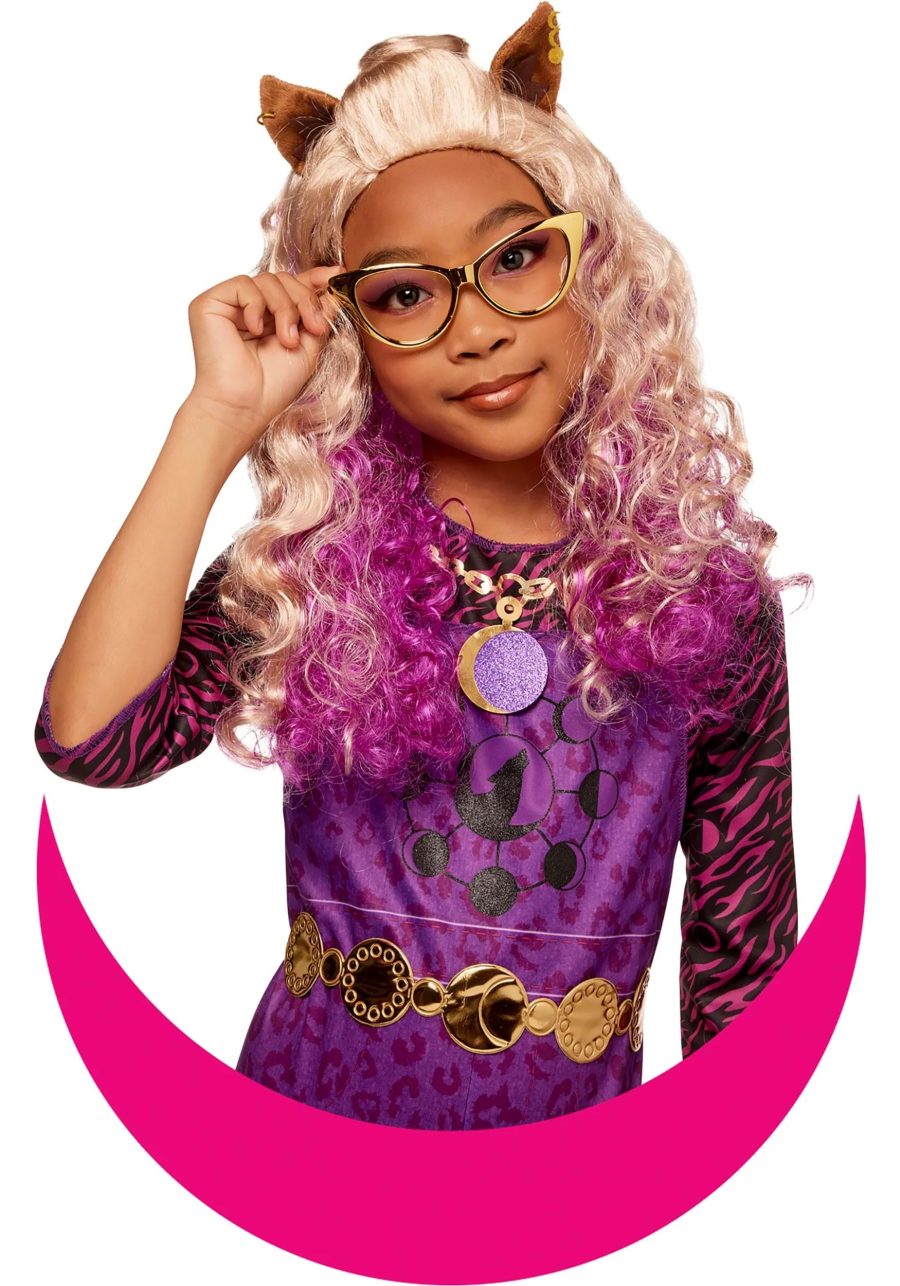 Monster High Girl's Clawdeen Costume Wig