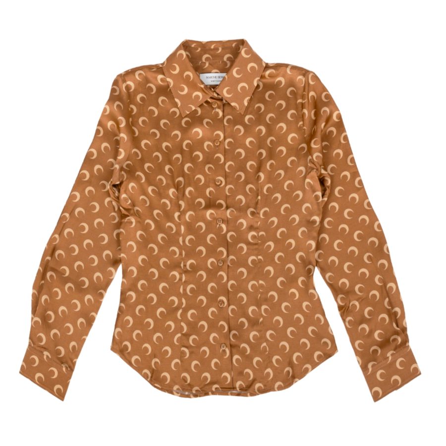 Moon Printed Viscose Shirt