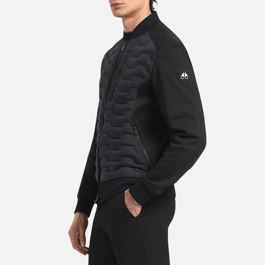 Moose Knuckles Granite Nylon Bomber Jacket - L