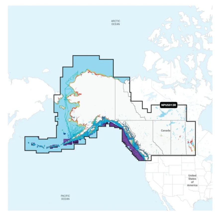 NAVIONICS 010-C1467-40 NAVIONICS PLATINUM+ CANADA WEST &, Compatible With Chart Plotters (See Compatibility Chart); Detailed Coverage Of Canada West And Alaska - Lakes Rivers and Coastal; Region Code: NPUS013R; On SD/Micro-SD Card