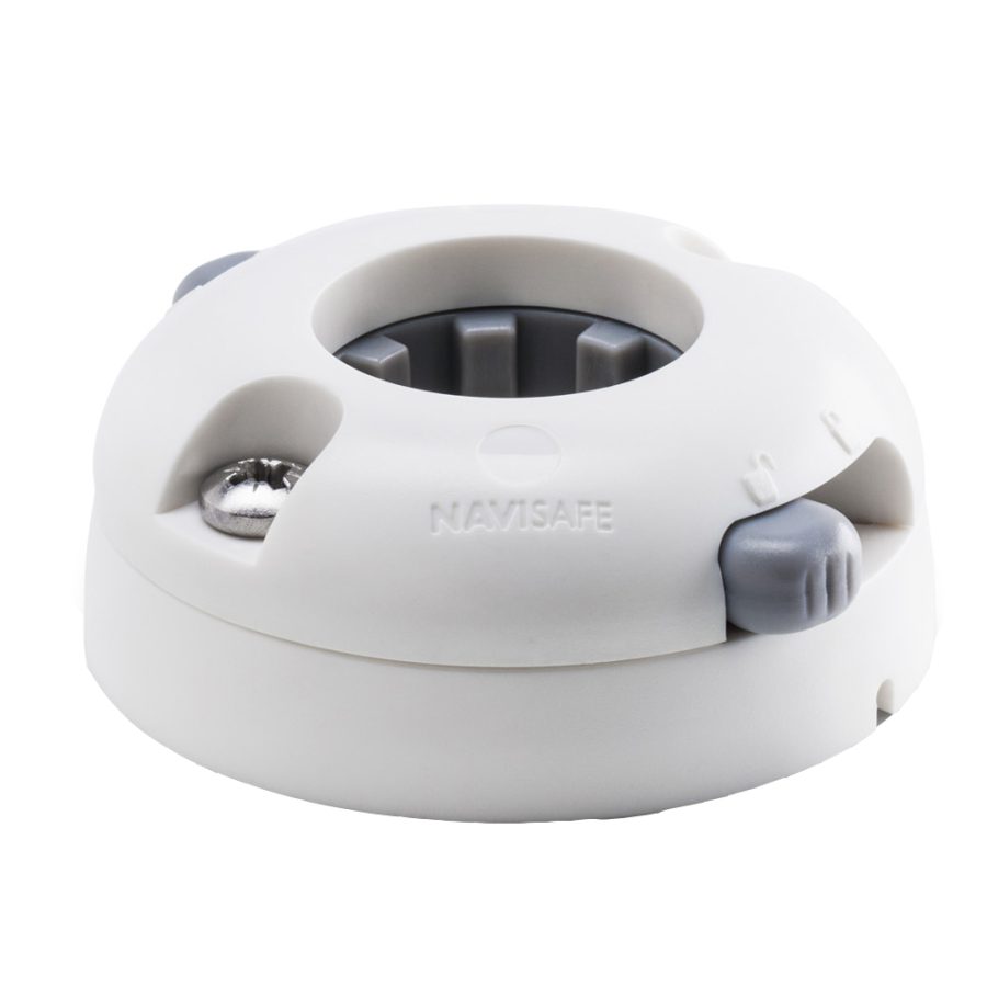 NAVISAFE 952-1 NAVIMOUNT HORIZONTAL WHITE W/SCREWS