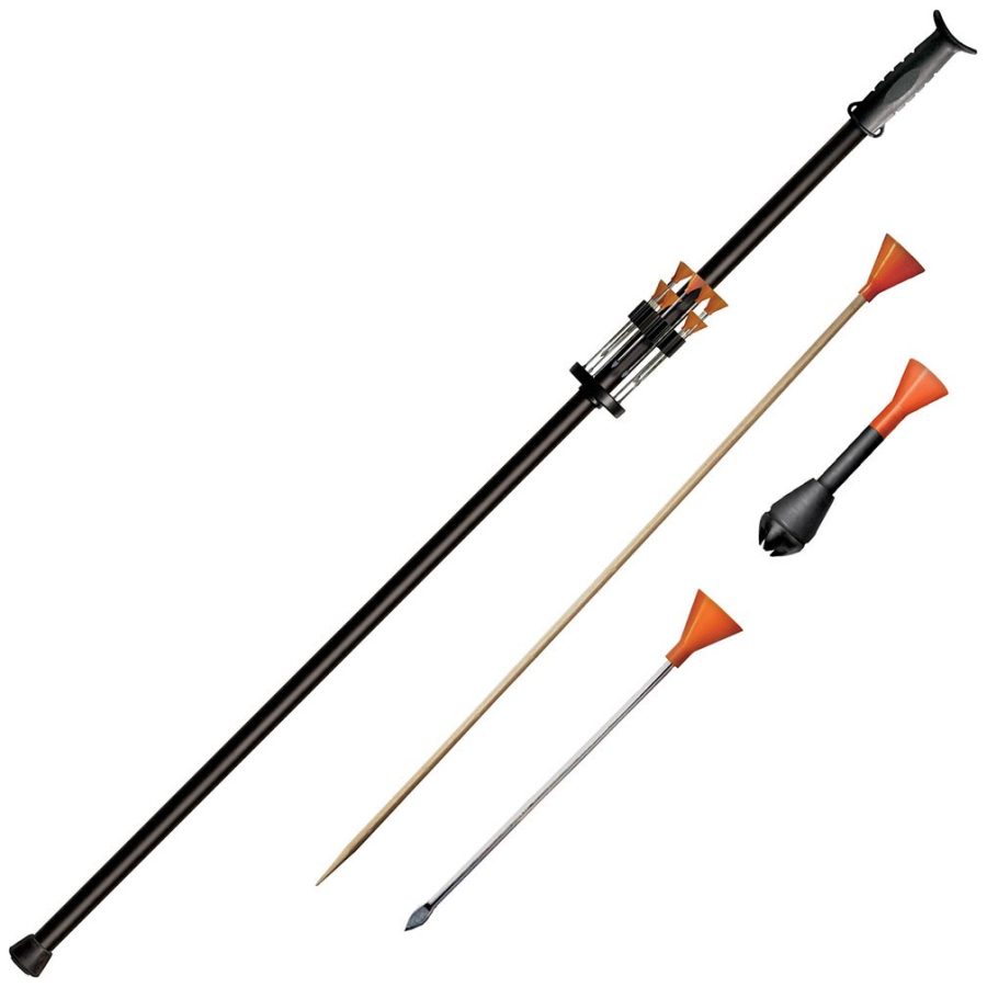 NEVERU B6254PZ Cold Steel 4 Foot .625 Blowgun Big Bore Hunting Weapon