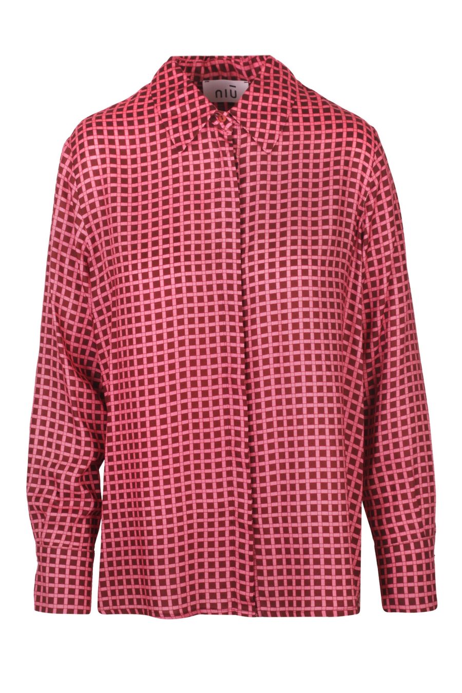 NIU - Shirt - 440663 - Pink/Bordeaux