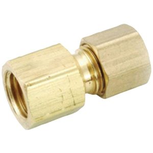 NO LOGO 54822-0606 3/8 INCH Flare Adapter x 3/8 INCH Compression Adapter