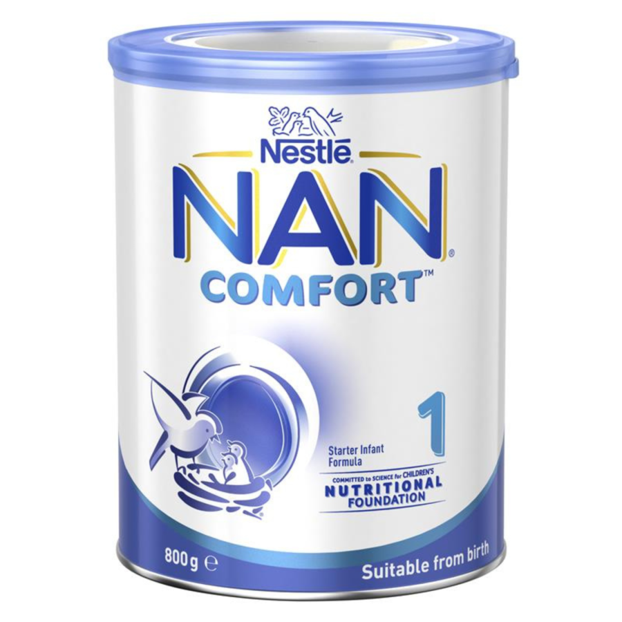 Nestle NAN COMFORT 1 Starter Baby Infant Formula Powder, From Birth - 800g