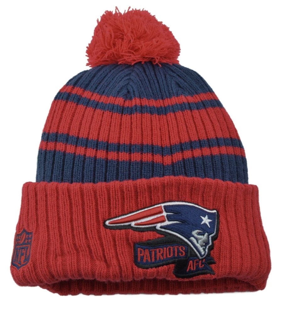 New England Patriots New Era NFL AFC Football Sport Knit Pom Pom Winter Hat