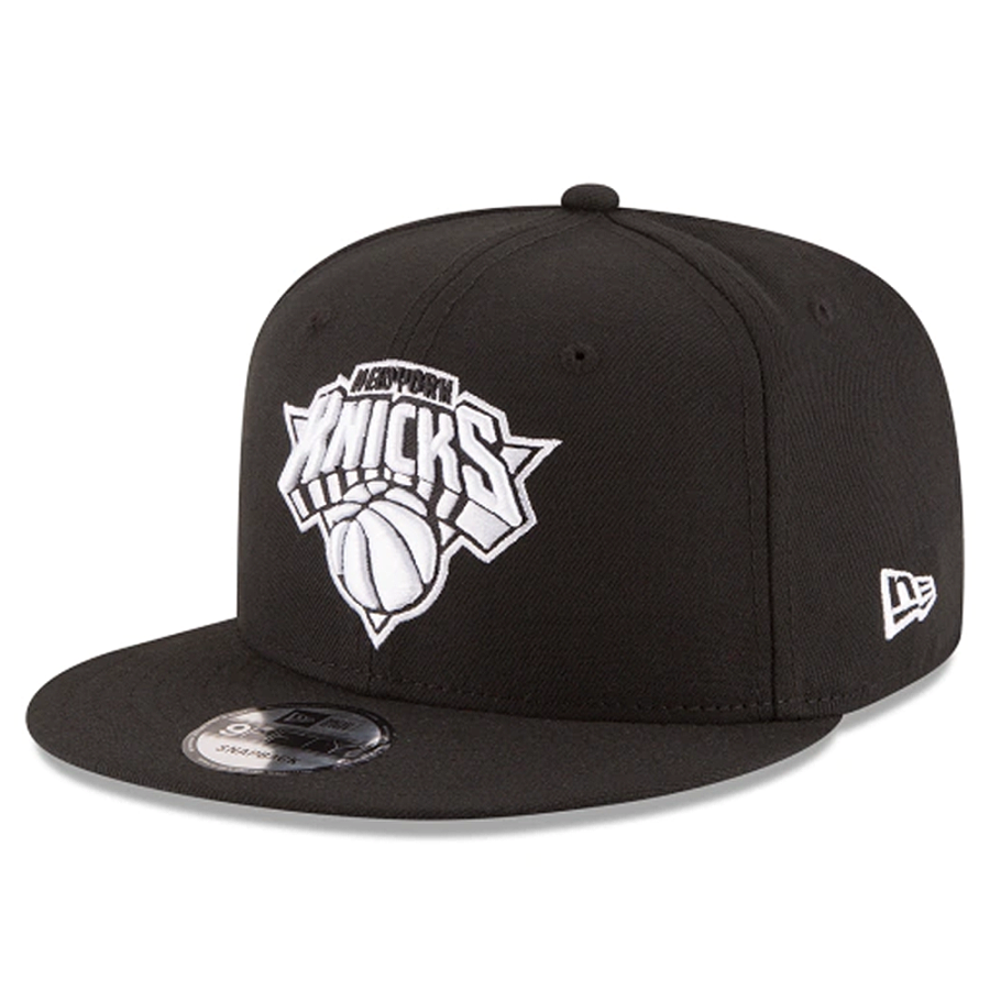 New Era 9FIFTY NBA New York Knicks Team Basic Adjustable Snapback Black/White