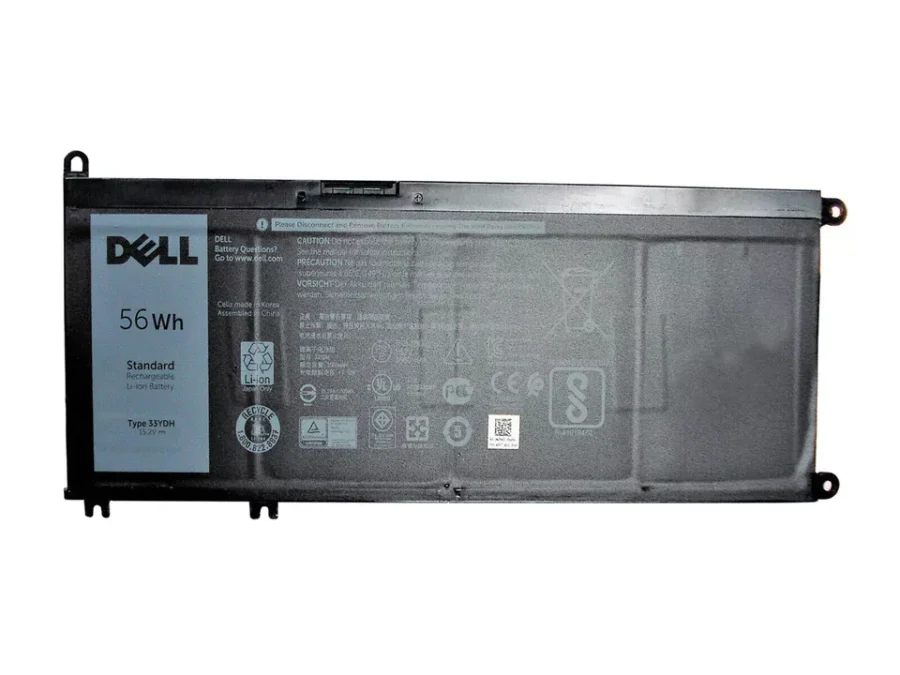 New OEM Dell 33YDH 56WH 15.2V 4-Cell Battery for Dell Inspiron 17 7778 7779