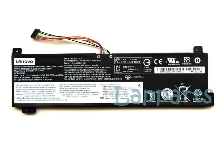 New OEM Lenovo L17C2PB3 L17L2PB3 L17L2PB4 Battery V130-15IGM 15IKB V330-15IKB