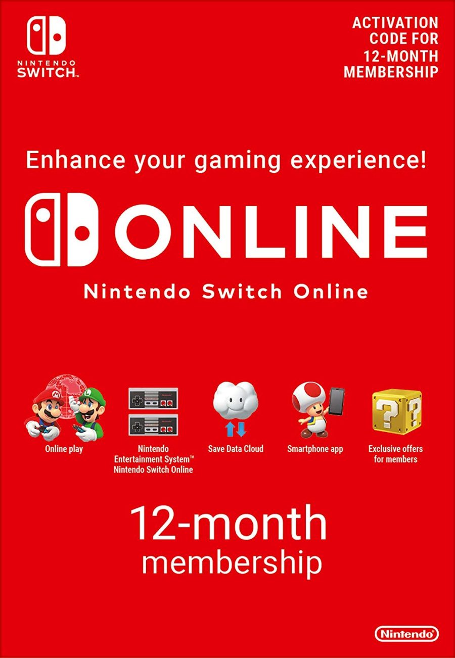 Nintendo Switch Online 12 Month Membership Code: USA