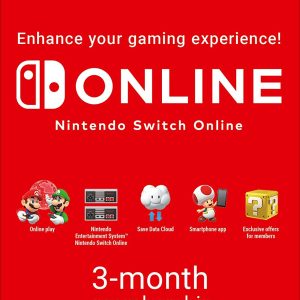 Nintendo Switch Online - 3 Months (90 Days) Individual Membership (Nintendo Switch): USA