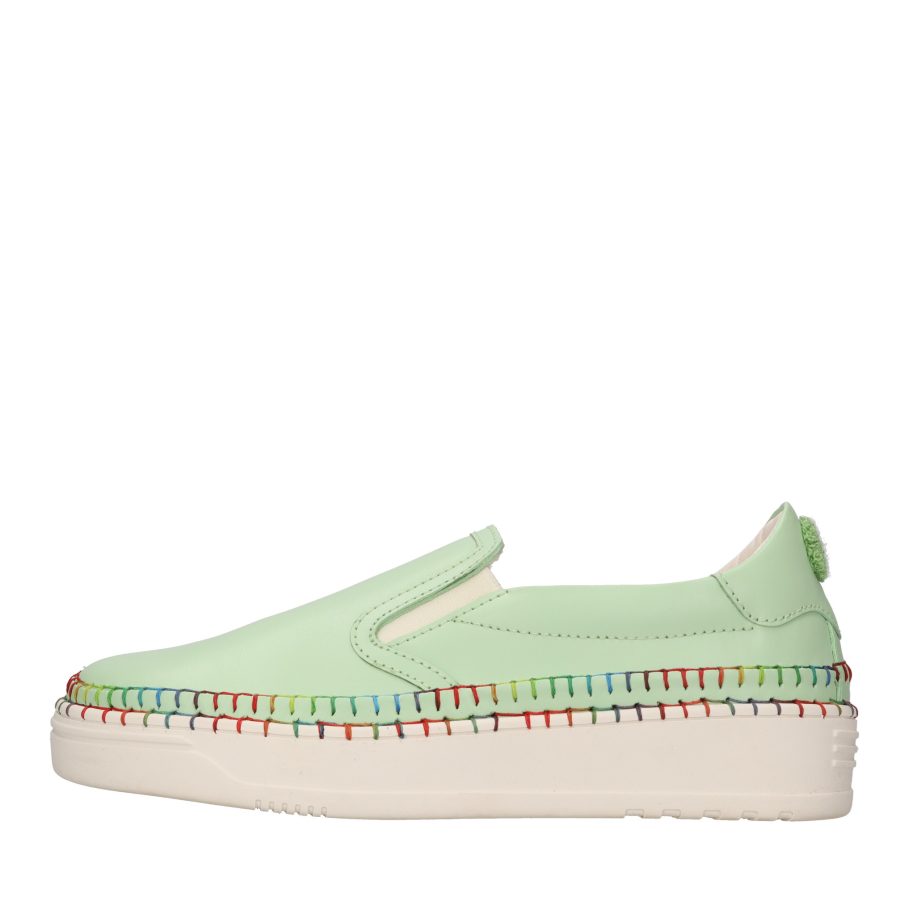 OA non-fashion Flat shoes Green