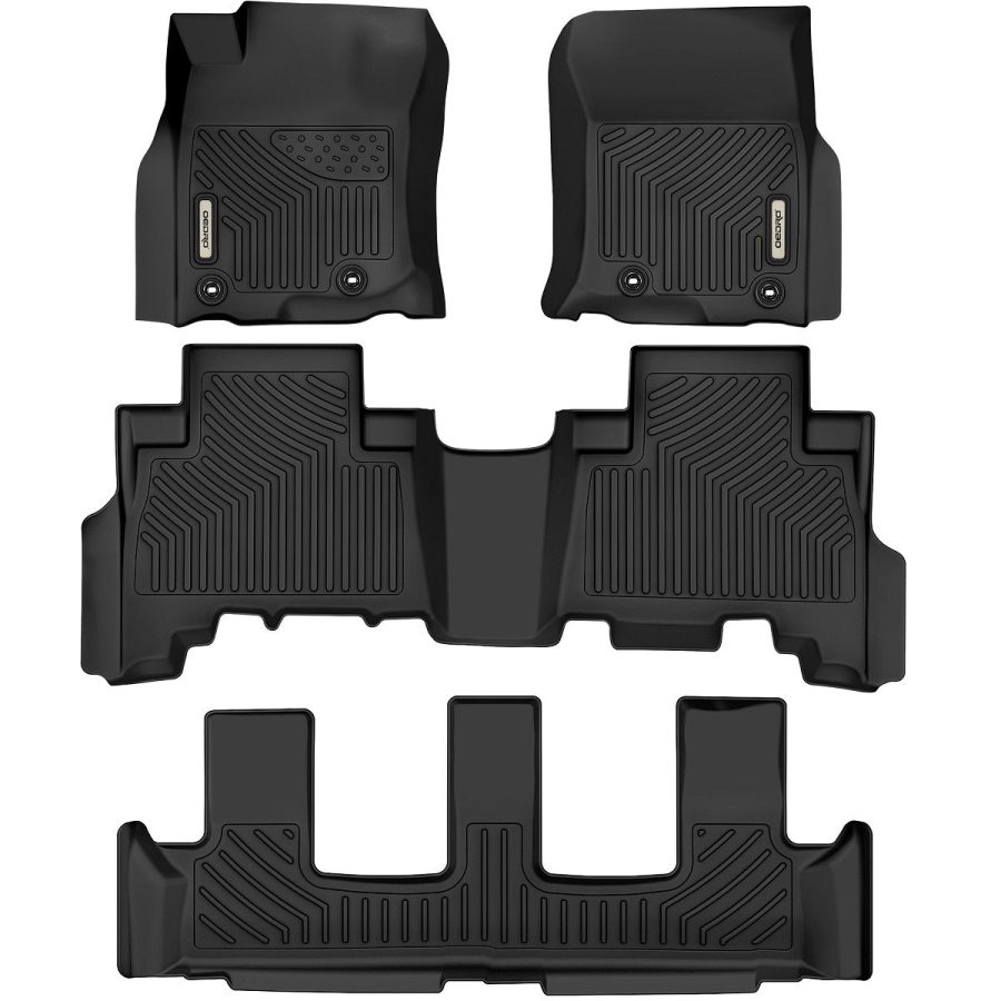 OEDRO Floor Mats for 2013-2023 Toyota 4Runner, Includes 1st and 2nd 3rd Row Full Set Liners