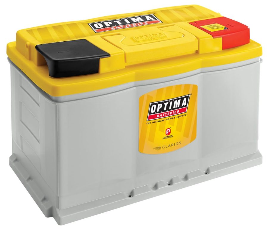 OPTIMA 7048-148 YELLOW TOP 12 VOLT GROUP DH6, DH6 BCI Group Number; 12 Volts; 800 Cold Cranking Amps; Top Terminals; 10.94 Inch Length; 7.48 Inch Height; 6.89 Inch Width