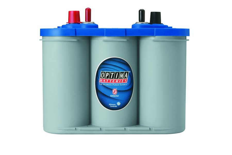 OPTIMA 8016-103 BLUE TOP GRP34 8016103, D34M BCI Group Number; Marine Deep Cycle and Engine StartOr RV Engine; 12 Volt; 750 Cold Cranking Amps; Dual-Purpose Threaded Top Terminals/ Deep Cycle And Starting; Gel Electrolyte; 10.06 Inch Length