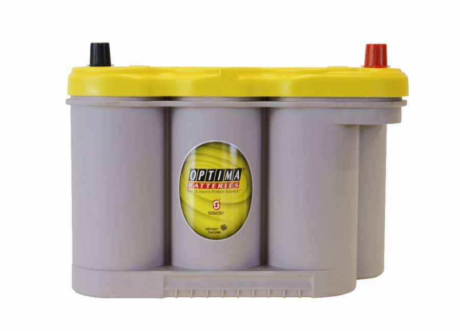 OPTIMA 8037-127 YELLOW TOP BATTERY GRP 27F, D27F BCI Group Number; Automotive Engine; 12 Volt; 830 Cold Cranking Amps; Dual-Purpose Threaded Top Terminals/ Deep Cycle And Starting; Gel Electrolyte; 12.16 Inch Length; 6.762 Inch Width; 8.61 Inch Height