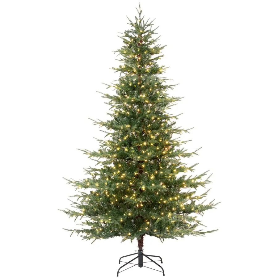 OasisCraft Aspen Fir Pre-Lit Christmas Tree with Lights - 6.5FT