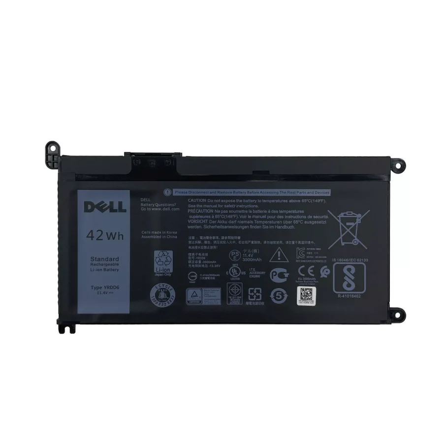 Original Dell Inspiron 5481,5482 5493, 5491 5593, YRDD6 42Wh Laptop Battery