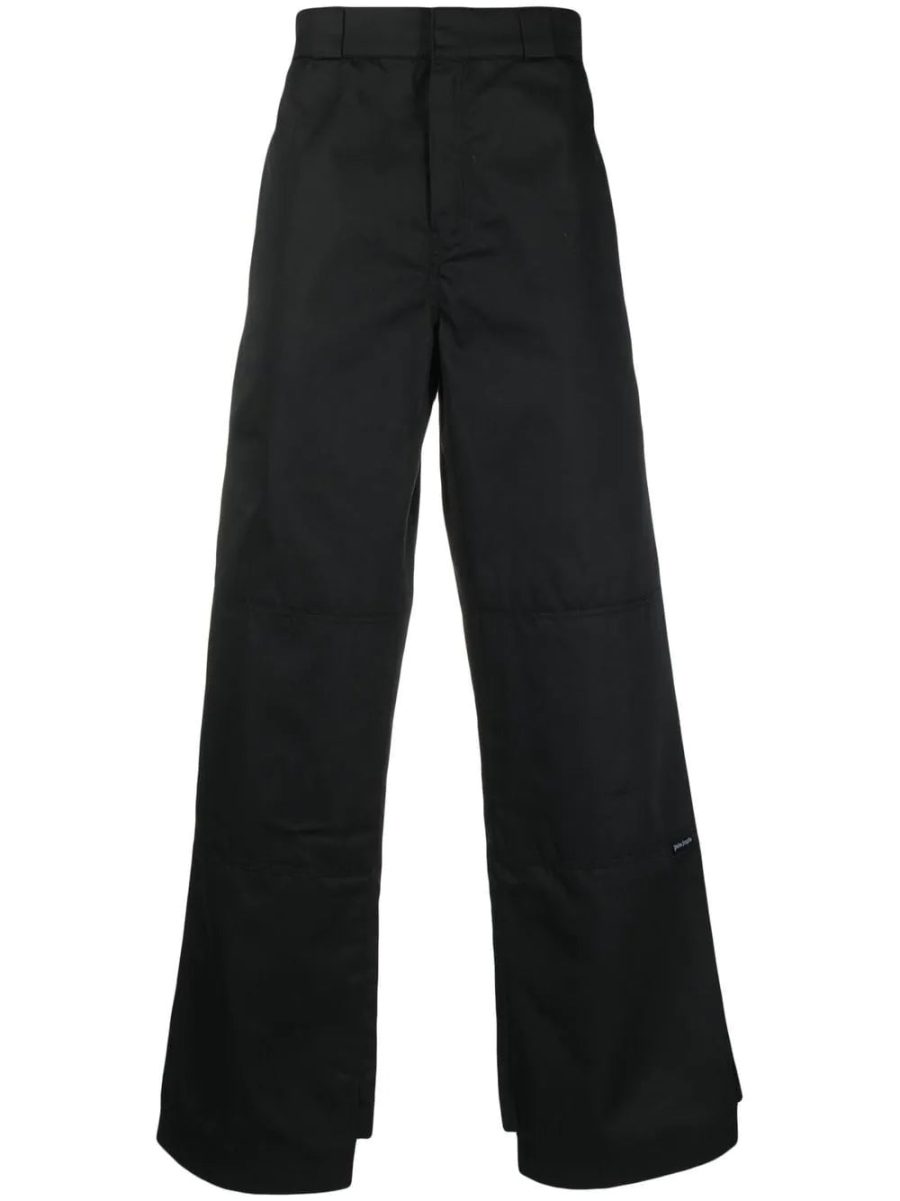 PALM ANGELS Reversed Waistband Chino Pant Black Brown