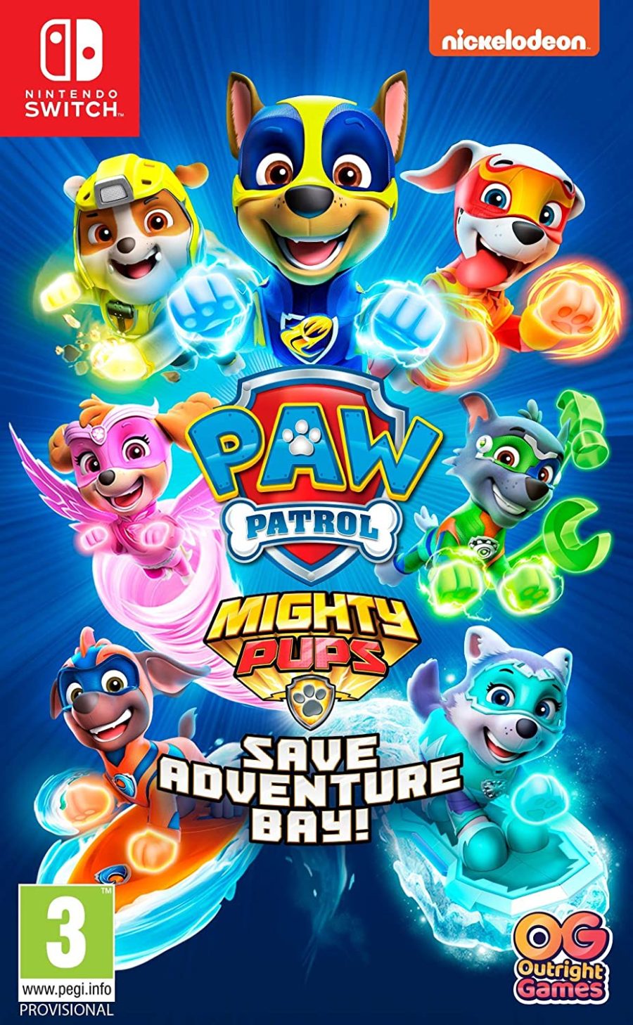 PAW Patrol Mighty Pups Save Adventure Bay Digital Download Key (Nintendo Switch)