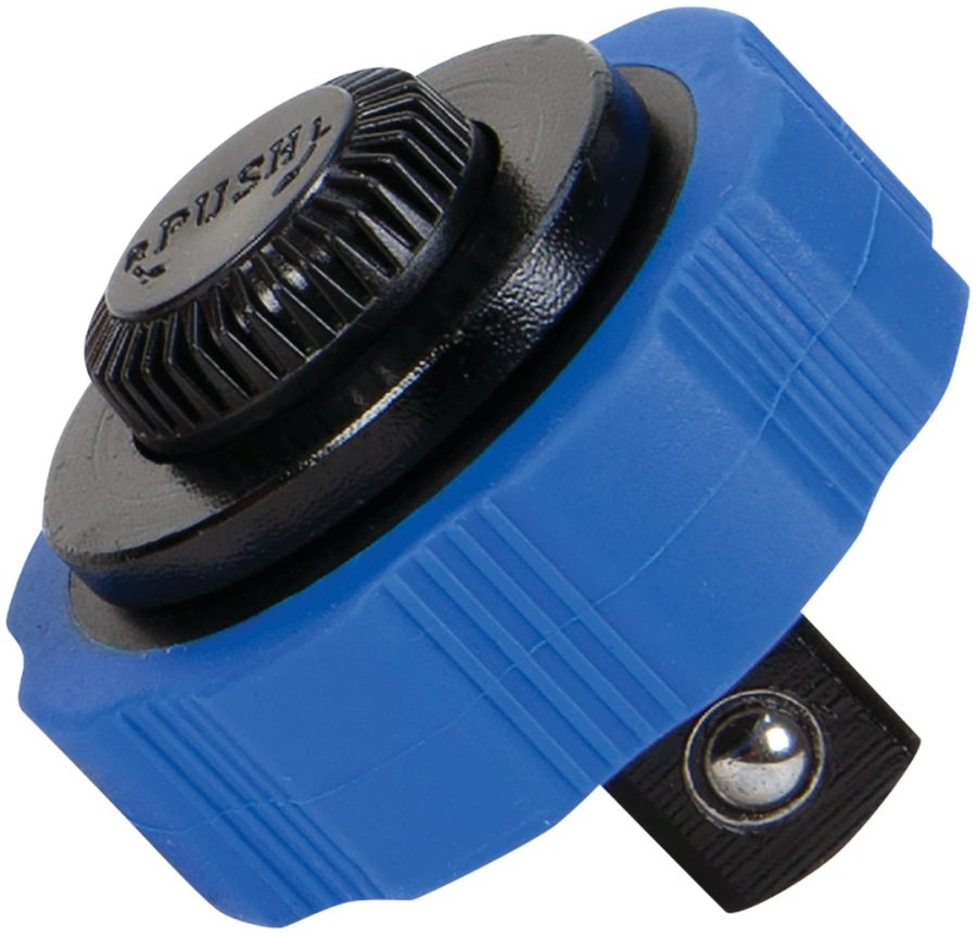 PERFORM TOOL W32125 RATCHET-THUMB WHEEL, 1/2 Inch Drive; Thumbwheel; Non Slip Rubber Grip; 72 Teeth; Single