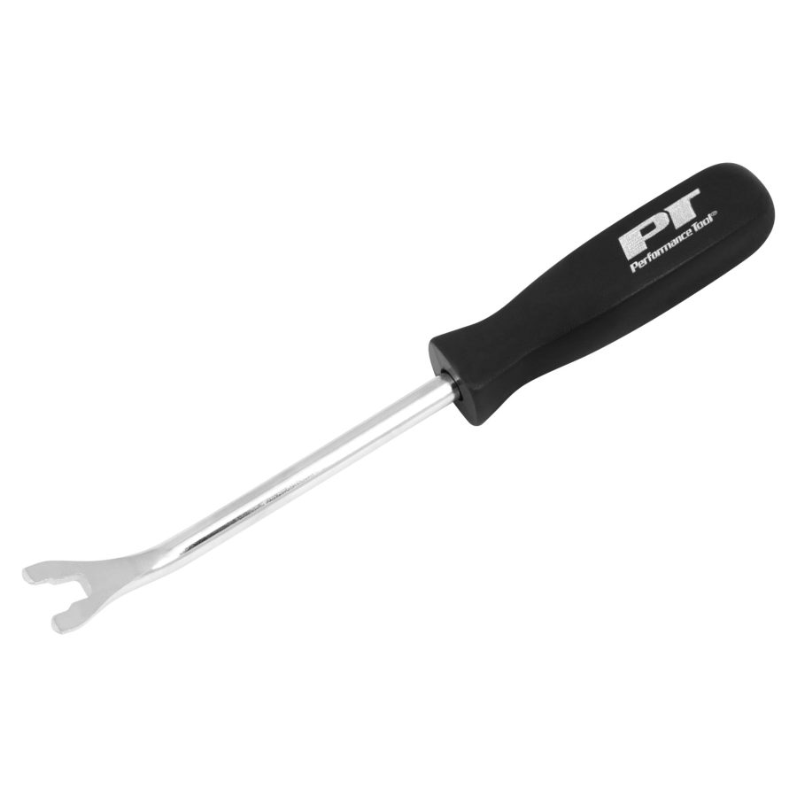 PERFORM TOOL W80645 Heavy Duty Upholstery Panel Removal Tool with Chrome Plated Shaft and Easy Grip Handle for Marring-Free Use