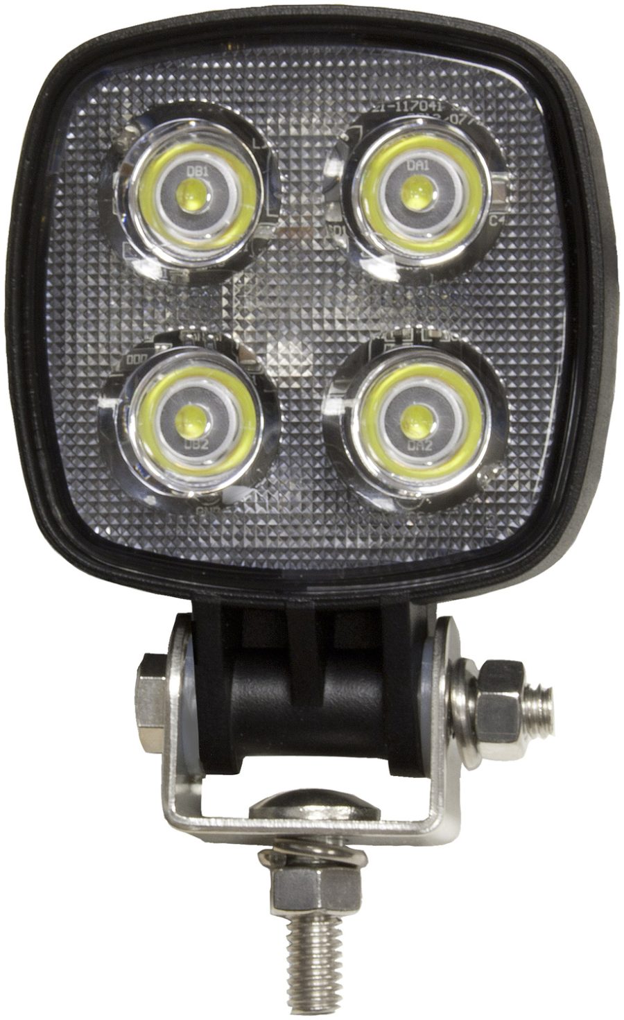 PETERSON V913-MV LED RECTANGULAR WORKLIGHT, Rectangular; 3.15 Inch x 4.37 Inch; Pedestal Mount; Flood Beam Pattern; 900 Lumens; 30 Volts DC; Bright White LED; Polycarbonate Lens; Cast Aluminum Body