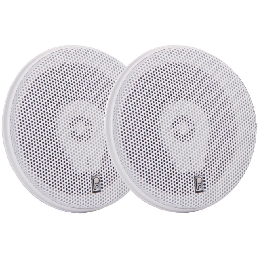 POLY-PLANAR MA8505W 5 INCH THREE-WAY TITANIUM SERIES SPEAKERS - WHITE