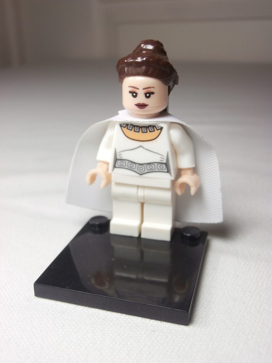 PRINCESS LEIA CEREMONY Star Wars Minifigure +Stand A New Hope US Seller