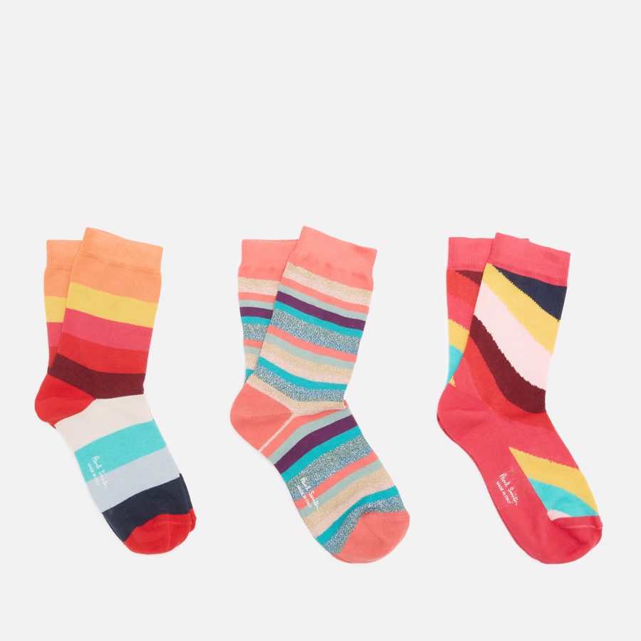 Paul Smith Cotton-Blend Three-Pack Socks