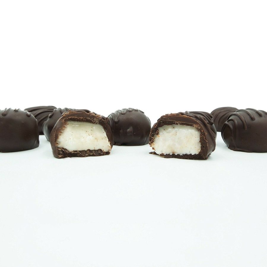 Philadelphia Candies Homemade Vanilla Creams, Dark Chocolate 1 Pound Gift Box