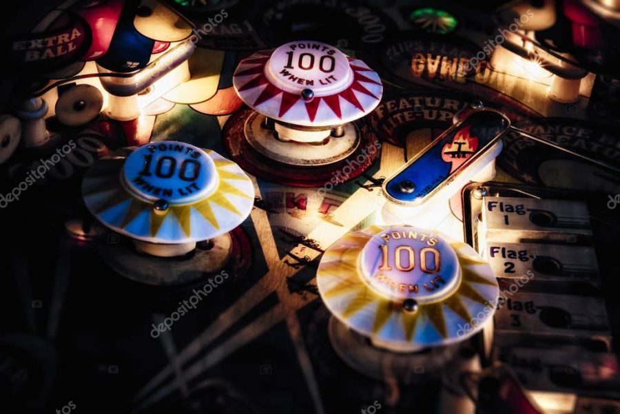 Pinball table detail