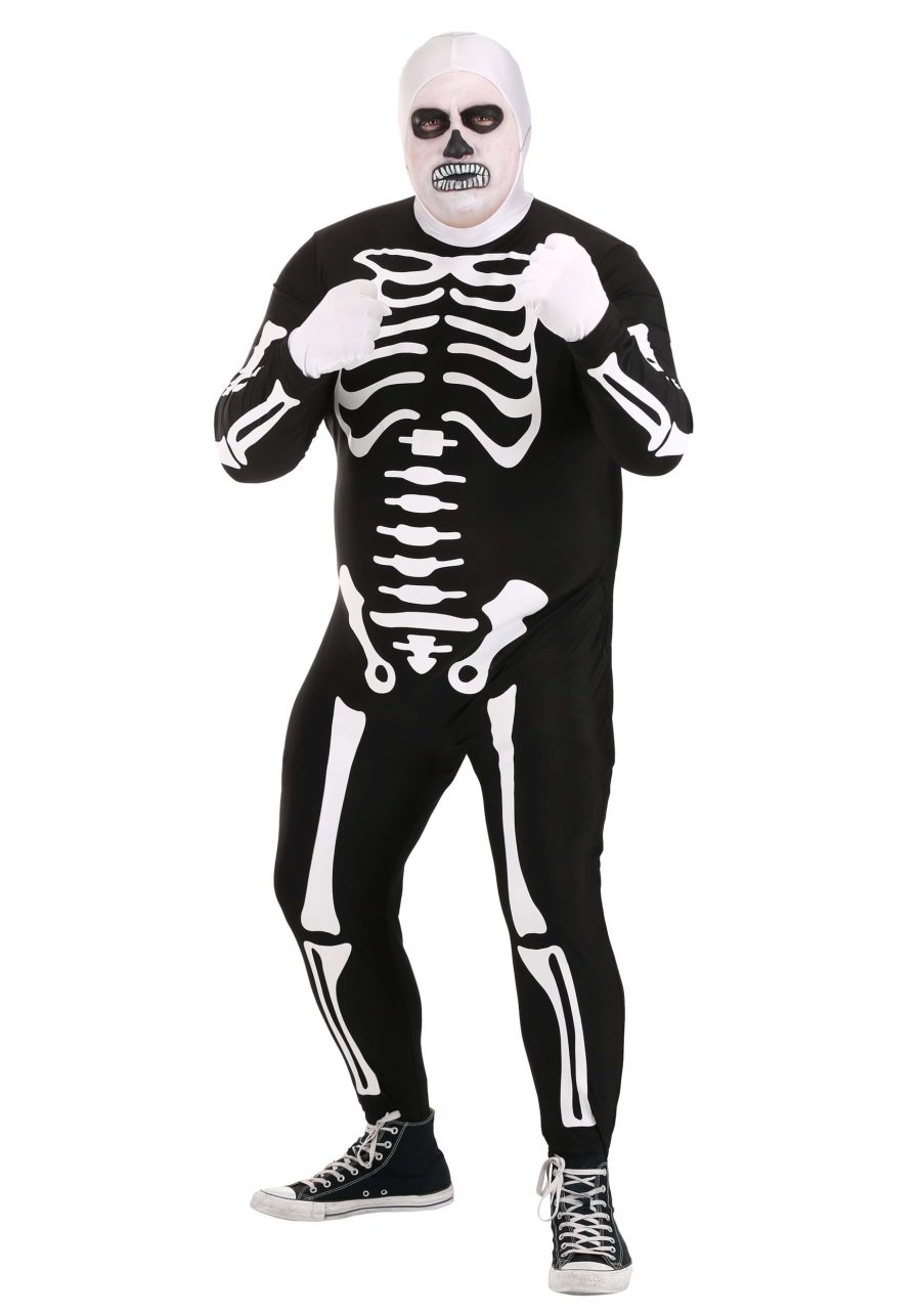 Plus Size Authentic Karate Kid Skeleton Suit for Adults