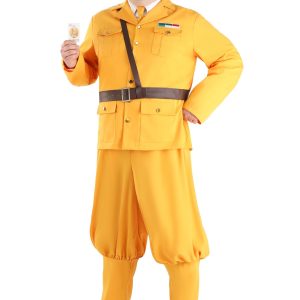 Plus Size Clue Colonel Mustard Costume for Men