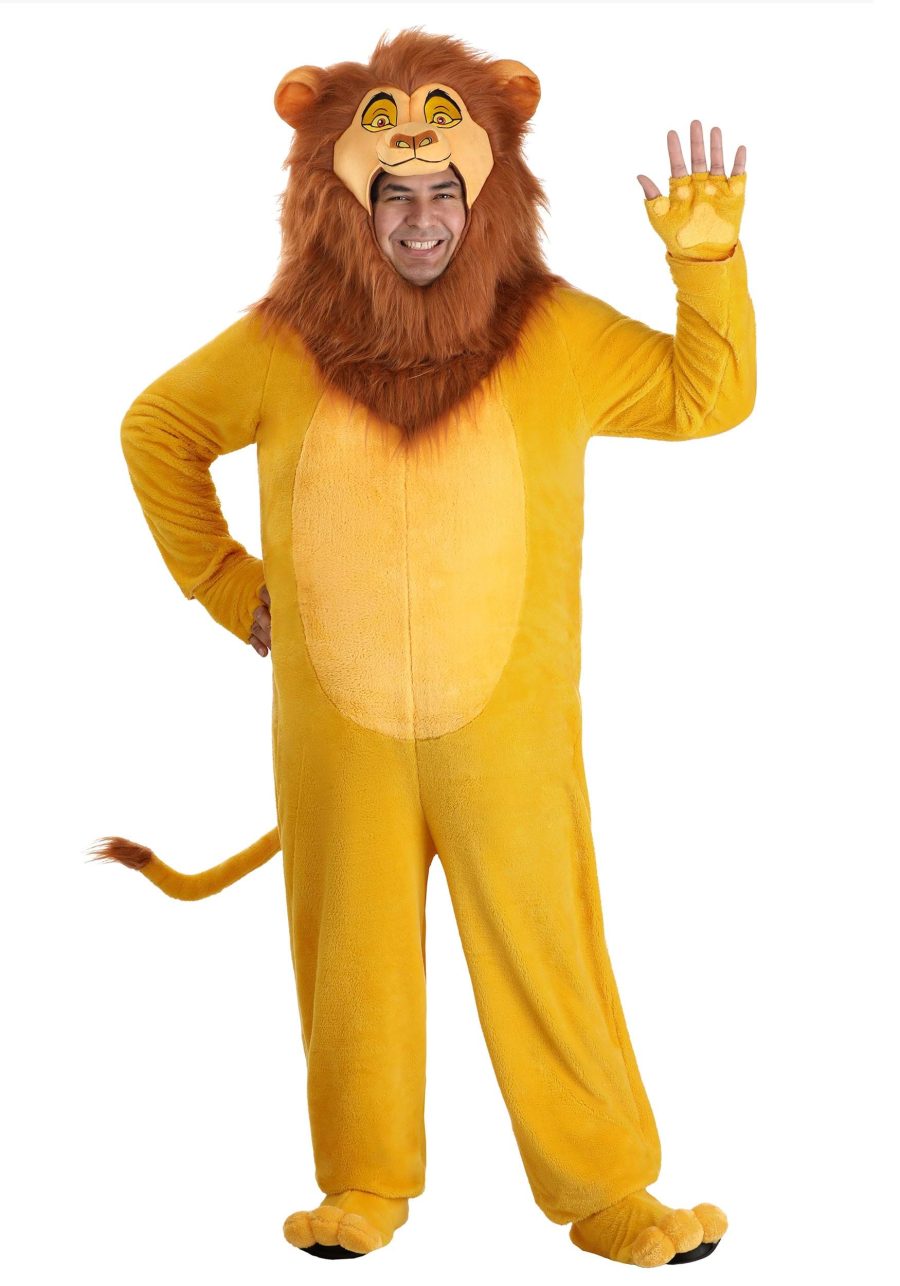 Plus Size Disney The Lion King Mufasa Costume for Men