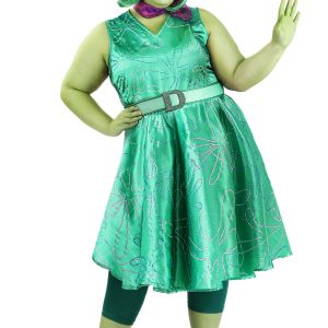 Plus Size Disney and Pixar Disgust Costume for Women