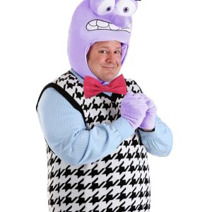 Plus Size Disney and Pixar Inside Out Fear Costume for Men