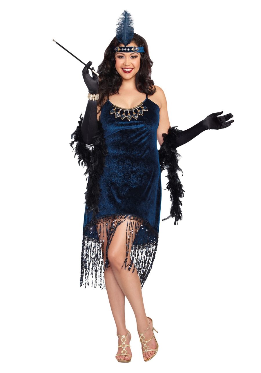 Plus Size Downtown Doll Costume Dress for Women