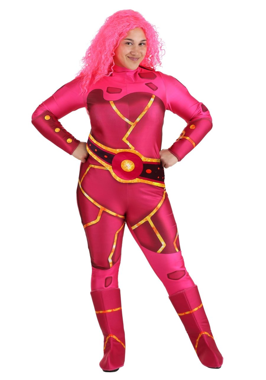 Plus Size Lava Girl Costume