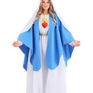 Plus Size Nativity Mary Costume for Women