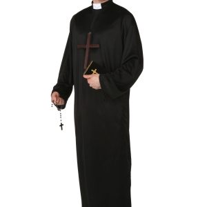 Plus Size Pious Priest Costume for Men