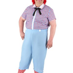 Plus Size Raggedy Andy Men's Costume